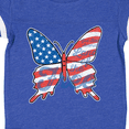 thumbnail image 4 of Inktastic Patriotic Butterfly Girls Baby Bodysuit, 4 of 5
