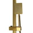 thumbnail image 3 of Shower Faucet System Set Rainfall Shower Head W/ Handheld Spray Mixer Tap Brass, 3 of 14