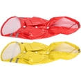 thumbnail image 3 of 2 impermeables para perros, con capucha y banda reflectante de seguridad, color rojo y amarillo (rojo y amarillo S), 3 of 14