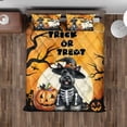 thumbnail image 4 of Trick or Treat Scottish Terrier Needs Candy Happy Halloween Night Quilt Bedding Set Scottie Dog Lover Gifts 1 Blanket Bed Cover 2 Pillowcases - 02020, 4 of 5