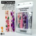 thumbnail image 5 of Pressed Flower Bookmarks (2 Pack) Clear Dried Floral Resin with Tassels Handmade Gift for Women, Students, Bookworms, Book Lovers, Accessories to Increase Reading Interest, 5 of 6
