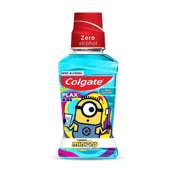 Enjuague Bucal Colgate Plax Kids Sabor Blue Tutti Frutti 250 ml