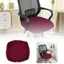 Elastic Stretch Office Chair Covers Super Fit Polyester Slipcovers for Computer Desk Chairs, Anti-Dust Removable Washable Seat Protector Cover for Home Office Kitchen Dining Furniture