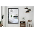 thumbnail image 6 of Cterwk 60"x40" Rectangle Decorative Vanity Mirror Aluminum Frame Wall Mirror for Bathroom, Living Room, Bedroom, Black, 6 of 10