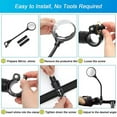thumbnail image 5 of Semfri 1Pair Bike Biking Mirror Handlebar 360° Rotatable Flexible Handlebar Bike Rearview Mirrors for Mountain Road Bike Accessories, 5 of 6