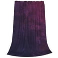 thumbnail image 2 of Pofeuu Black Dark Blue Purple Print Ultra-Soft Micro Fleece Blanket,for Bed Or Sofa,All Season Throw Blankets Flannel Blanket-60"x50", 2 of 7