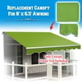 thumbnail image 2 of Sunrise Outdoor 8' x 6.4' Replacement Canopy for Manual Yard Retractable Patio Deck Awning Sunshade （Cover Only, Frame is not Included）-Apple Green, 2 of 7