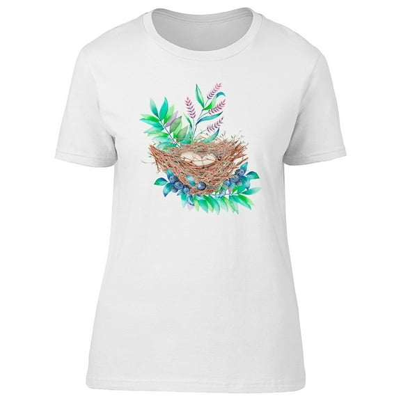 Beautiful Spring Bird Nest Tee Women's -Image by Shutterstock