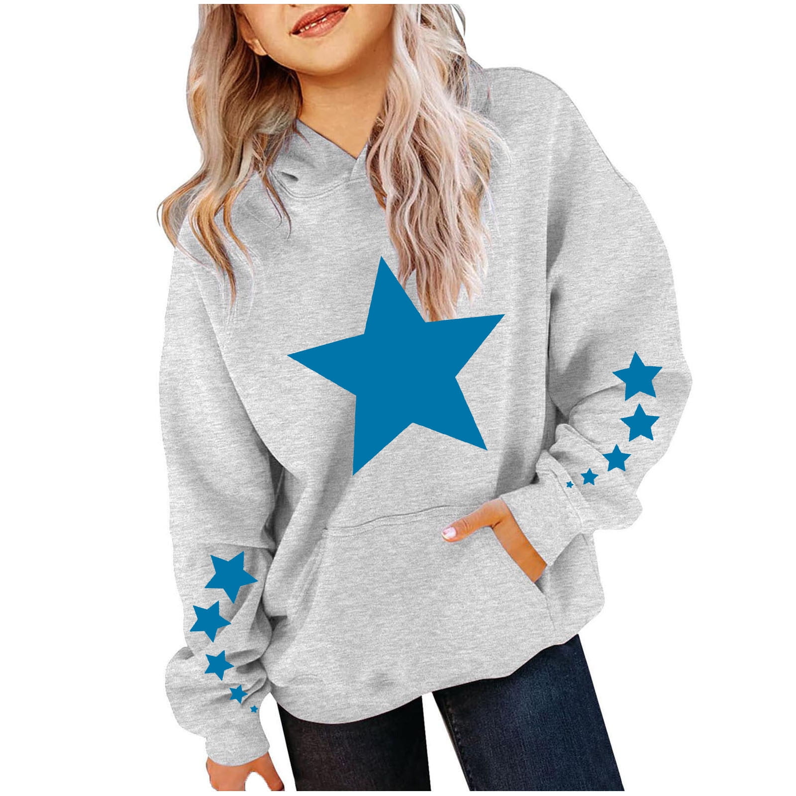 piuwrlz Long Sleeve Sweaters for Girls Boys Printed Sweatshirt