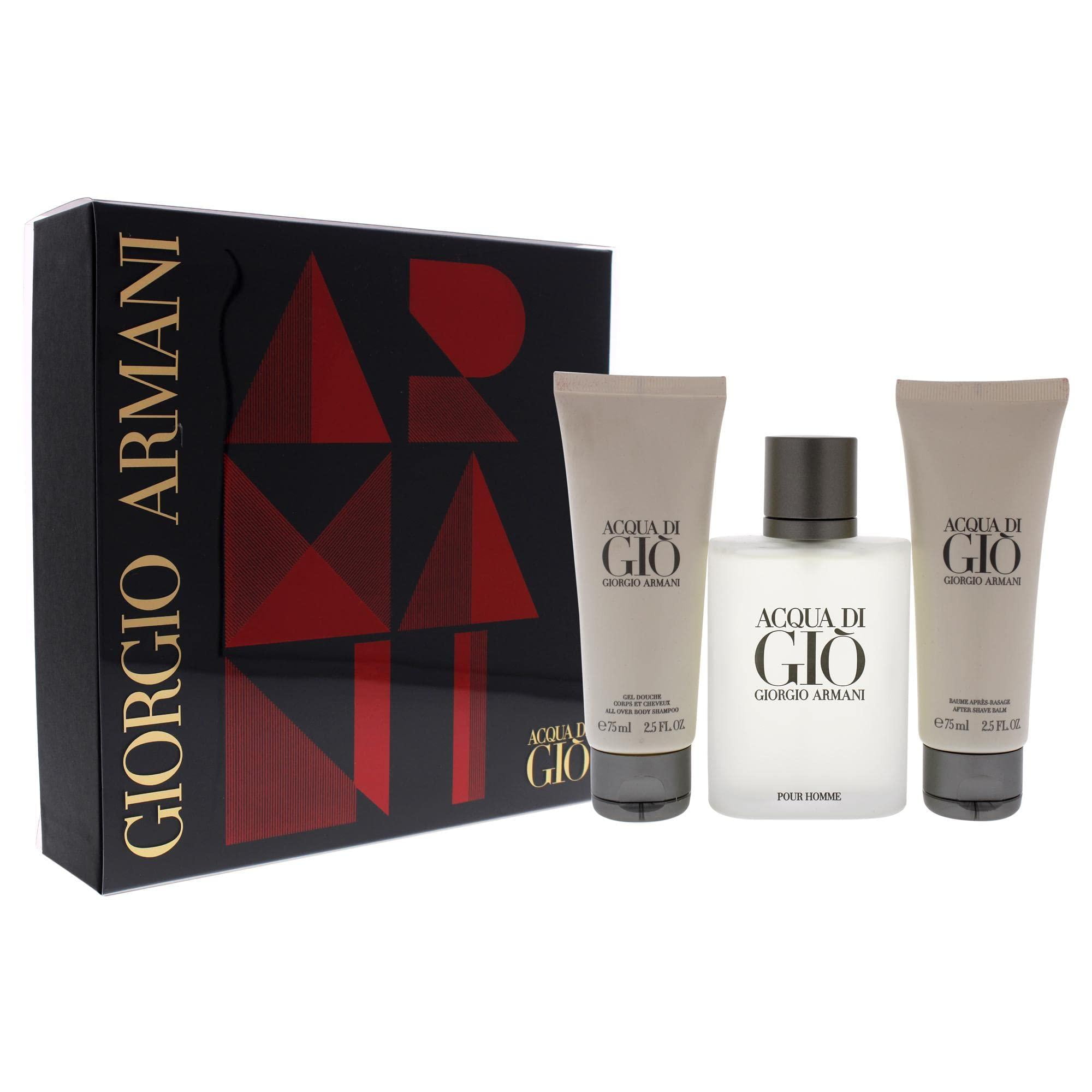 Acqua Di Giò Pour Homme Men's Set EDT 100 ml + Mini 15 ml + Gel 75 ml