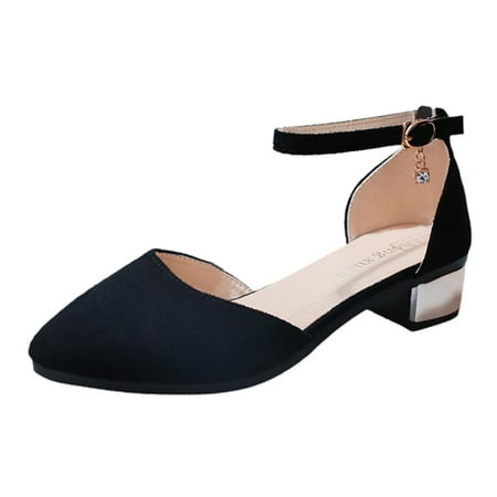 

Gibobby Work Shoes Women Women s Prizma Pointed Toe D Orsay Heels Pumps Female Casual Shoes