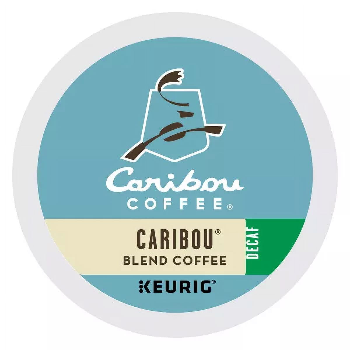 Caribou Blend Decaf Coffee K-Cups, Medium Roast, 120 Count