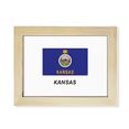 thumbnail image 1 of Kansas State Flag Profile Desktop Photo Frame Picture Art Decoration Painting 6x8 inch, 1 of 3