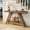 46" Brown, variant on Easy4Home 46" A-Frame Rustic Wood Console Table Hand-Made, Brown