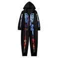 thumbnail image 3 of Shadoumai Matching Family Halloween One Piece Pajamas,Funny Colorful Skeleton Print Tops,Holiday Jammies Pjs Sleepwear For Women/Men/Couples,Fall Clothes Sets Pjs, 3 of 4