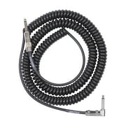 Lava Retro Coil 20-Foot Silent Instrument Cable Straight-Right Angle, Assorted Colors Black