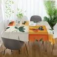 thumbnail image 5 of Yayeee Tablecloths for Rectangular Tables 60 x 60 inch Party Table Cover, Cartoon Plants, 5 of 6