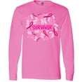 thumbnail image 3 of Inktastic Survivor Pink Ribbons for Breast Cancer Awareness Long Sleeve T-Shirt, 3 of 5