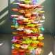 thumbnail image 4 of Bewildely Juguetes de construcción de madera para niños de 1 año, juego de entrenamiento único para niños de 2 años, bloques para apilar y Juguetes de construcción juego de 152 piezas, 4 of 5