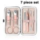 thumbnail image 1 of Juego de manicura y pedicura Yashi de acero inoxidable 7 piezas oro rosa, 1 of 4