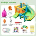 thumbnail image 4 of Gymax Inflatable Water Slide Kids Blow up Water Park w/ Climbing Wall Blower Included, 4 of 7