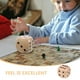 thumbnail image 4 of Dados de madera natural, dados de seis caras, juego de dados de madera, juego de dados, juguete, 4 of 6