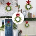 thumbnail image 5 of Elegant Winter Door Wreath for Indoor and Outdoor Decor – Frosted Foliage with Berries, Festive Gold Accents, Perfect for Holiday Wall and Entrance Decorations, 5 of 5
