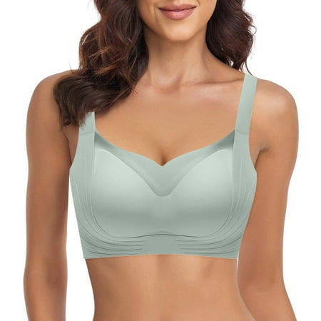 Baodmurt Bras for Women Lounge & Sleep Bralette Lingerie  Underwear  Green1 30ABC
