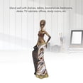 thumbnail image 4 of Escultura de Arte Africano Figuras Negras Estatuas y Esculturas Africanas de Músicos Apariencia Retro Realista Resina Duradera Estatua Africana de Colores Vivos para ANGGREK Otros, 4 of 8
