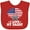Red, variant on Inktastic I Love My Daddy Military Son Daughter Boys or Girls Baby Bib