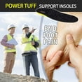 thumbnail image 3 of JobSite Semelles Orthopédiques de Soutien Anti-Fatigue Power Tuff - Petit, 3 of 6