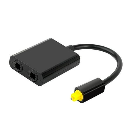 

LIWEN Switcher Adapter Shock-proof Plug Play Wide Applications Easy Setup Space-saving Computer Tool ABS Dual Port One Divide Into Two Video Conversion Switcher for Home