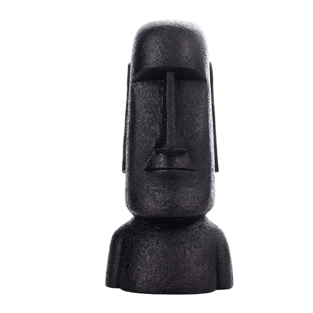Estatua de cabeza romano Sunnimix adorno Negro