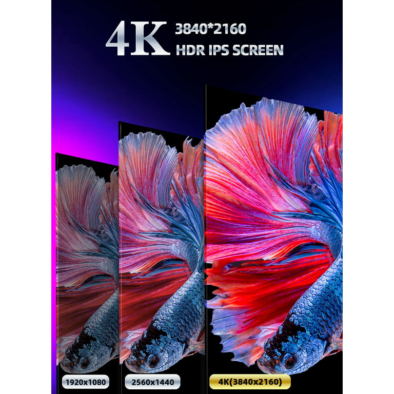UPERFECT 4K Portable Monitor 17.3 100% AdobeRGB Gaming Display