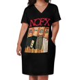 thumbnail image 3 of Vestido de vendaje para mujer, estilo vintage, retro, Nofx, para amantes de la música, 3 of 7