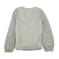 thumbnail image 2 of Alfani Womens Shimmer Pullover Blouse, Off-White, Medium, 2 of 2