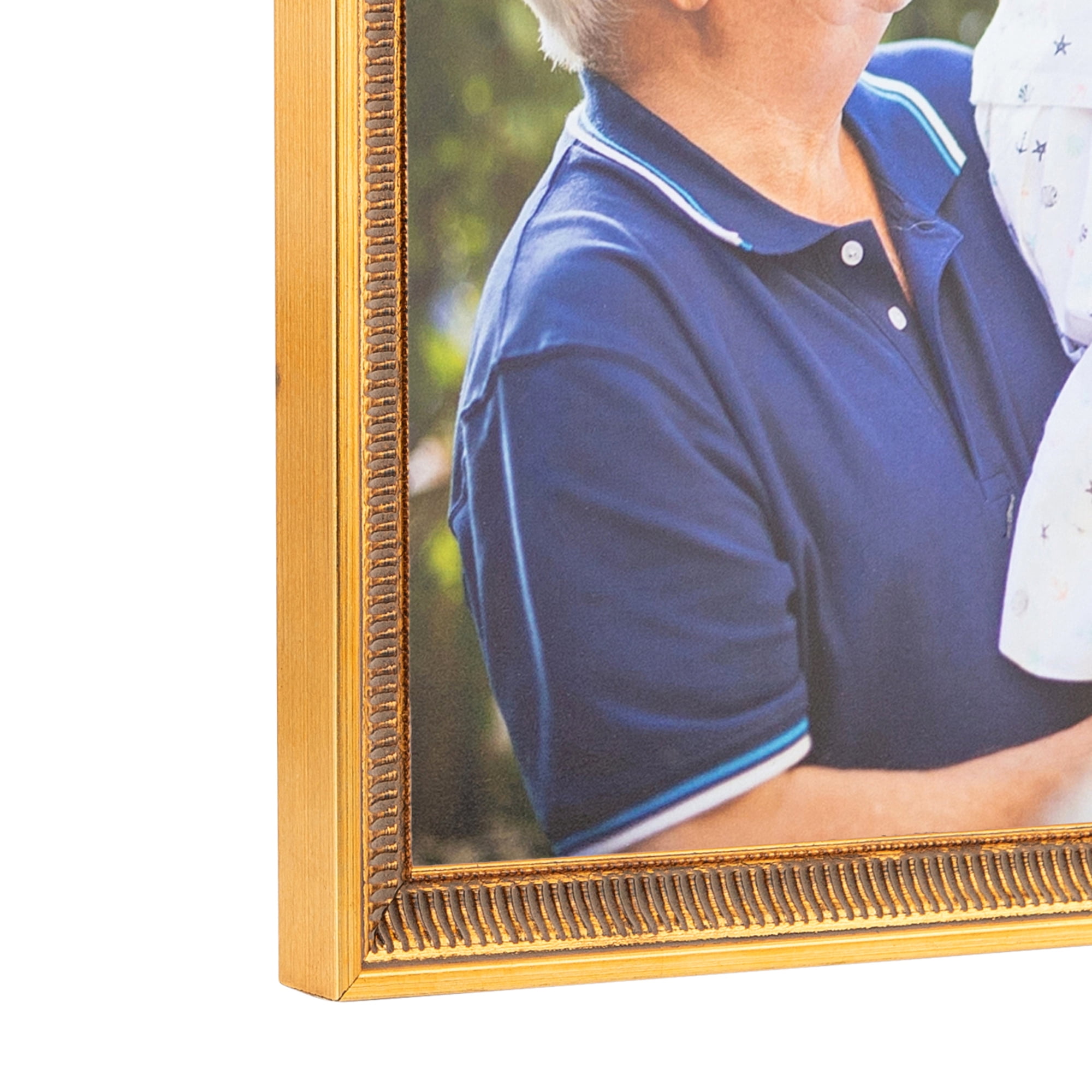 ArtToFrames 18" x 24" New Gold Picture Frame, 18x24 inch Gold Wood Poster Frame (WOM-4998)
