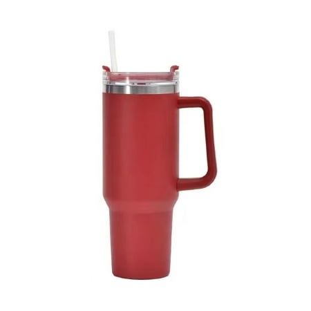 

EALACA 40oz Tumbler With Handle And Straw Lid Insulated Reusable Leakproof Stainless Steel Water Bottle Travel Mug Coffee Cup