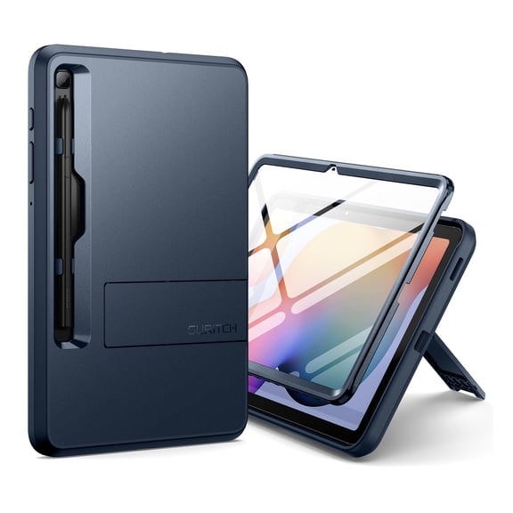 Samsung Galaxy Tab S6 lite 10.4-inch Tablet Case with S-Pen Slot Kickstand Navy