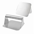 thumbnail image 3 of Stainless Steel Meat Press Tool - 304 Durable Construction with Square & Round Shapes for Burgers, Steaks | Manual Operation, Compact Design, Consistent Pressure Plate | Essential Kitchen Accessory, 3 of 5