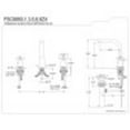 thumbnail image 5 of Fauceture FSC8958ZX 8 in. Widespread Bathroom Faucet, Brushed Nickel, 5 of 5