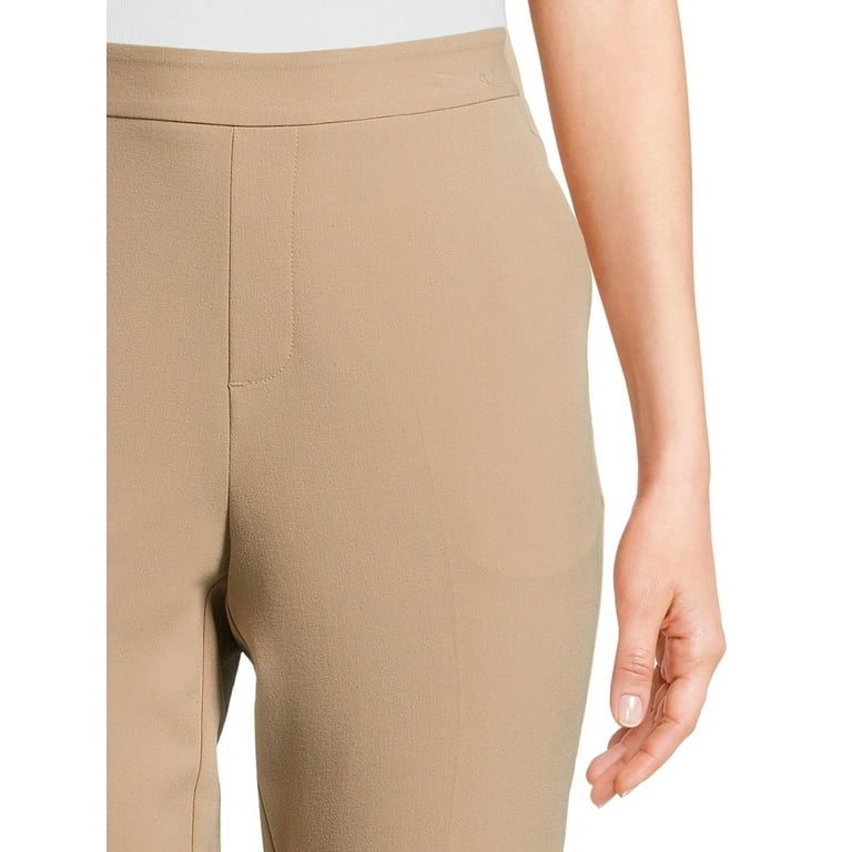 Time and Tru Women's Tapered Pull On Pants, 27
