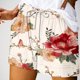 thumbnail image 1 of Puntoco Pantalones cortos de salón para mujer Pantalones cortos de vendaje con bolsillo estampados de verano para mujer Pantalones casuales, 1 of 3