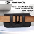 thumbnail image 5 of Phone Holster for Samsung Galaxy S25 FE 5G S24 Ultra S23 S22 S21 Note 20 A16 A15 A14 A13 A23 A35 A36 A54 iPhone 17 Pro Max 16 XR 15 Nylon Belt Holster with Clip Loops Phone Pouch Holder Case, 5 of 8