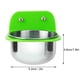 thumbnail image 4 of Tazones De Alimentación De Pájaros De Acero Inoxidable, Tazón De Comida Para Loros Jaula Con Soporte De Abrazadera De Metal Alimento Para Alimento De Agua Tazón Taza De, 4 of 7