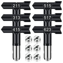 TOP! Sprayer Tips,6Pcs Airless Paint Tips Reversible for Machine Nozzles