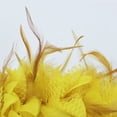 thumbnail image 4 of ZQUUVOU Women's Carnival Feather Headband Flower Party Hair Accessory Dance Headpiece Role Play Carnival Props Yellow, 4 of 6