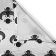 thumbnail image 4 of Ambesonne Egyptian Window Valance, Beetle Bug, 54" X 12", Black White, 4 of 5