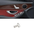 thumbnail image 3 of Peach Wood Grain Window Lift Lock Switch Panel Trim for Benz C-Class 2015-2021-, 3 of 4