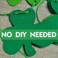 thumbnail image 4 of Paquete de 4 adornos de trébol con purpurina para el día de San Patricio, decoración colgante de tréboles para suministros de fiesta de San Patricio Adepaton HMHZ602, 4 of 7